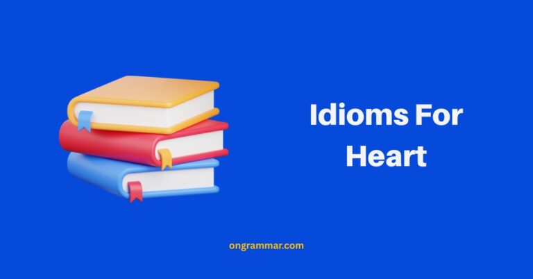 Idioms For Heart