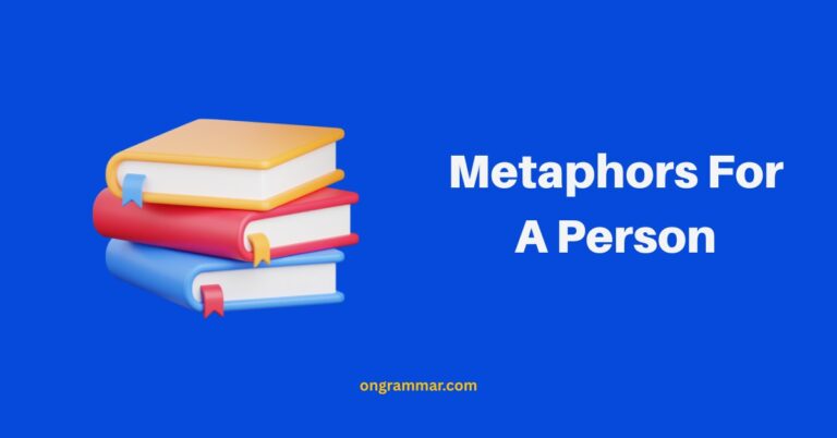 23 Metaphors for a Person